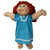 Blue Metallic Stripe Doll Dress | Fits 15–16 Inch Baby Dolls & Cabbage Patch Kids | Handmade Cotton Dress