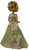 Gold Gown Fits 11 1/2 Inch Dolls Like Barbie