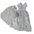 Wedding Dress Set for 11.5 Inch Fashion Dolls Like Barbie with Veil Bouquet and Heels