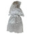 Wedding Dress Set for 11.5 Inch Fashion Dolls Like Barbie with Veil Bouquet and Heels