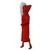 Red Quilted Winter Coat with Fur Hood & Red Boots for 11.5 Inch Fashion Dolls Like Barbie