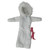 White Quilted Winter Coat with Fur Hood & Pink Boots for 11.5 Fashion Dolls Like Barbie