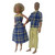 Matching Blue and Yellow Check Outfit Set for 11.5 Inch Fashion Dolls and 12 Inch Male Dolls