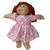 Pink Glitter Party Dress for 15-16 Inch Cabbage Patch Kid Dolls and Baby Dolls
