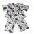 Eeyore Print Flannel Pajamas for 15-16 Inch Baby Dolls and Cabbage Patch Kid Dolls