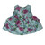 Light Blue Floral Satin Dress for Newborn & Preemie Cabbage Patch Kid Dolls