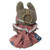 Dusty Pink Dress with Matching Headband for 17.5 cm Monster Collectible Dolls