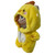 Yellow Chick Costume for 17.5 cm Monster Doll with Hood and Tail