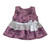 Pretty Mauve Floral Dress for Preemie & Newborn Cabbage Patch Kid Dolls