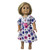 Purple Pink Nightgown Dress for 15–18 Inch Dolls | Lace Trim Doll Dress | Handmade Doll Clothes