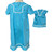 Matching Girl Size 3 and 18 Inch Doll Dresses, Silver Stripe Cotton Dress Set, Flower Trim Dress, Fits 15 Inch Baby Dolls
