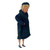 Navy & Winter Green Plaid Winter Coat and Hat Set for 11.5 Inch Fashion Dolls
