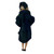 Navy & Winter Green Plaid Winter Coat and Hat Set for 11.5 Inch Fashion Dolls