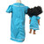 Matching Girl Size 6 and 18 Inch Doll Dresses, Silver Stripe Cotton Dress Set, Flower Trim Dress, Fits 15 Inch Baby Dolls