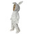 White Velvet Bunny Costume for 18 Inch Dolls