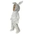 White Velvet Bunny Costume for 18 Inch Dolls