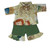 Safari Print Outfit for 12 Inch Baby Dolls