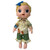 Safari Print Outfit for 12 Inch Baby Dolls