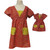 Matching Girl and Doll Dress Set – Child Size 7 & 18 Inch doll dress