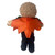 Halloween Costume for 14-15 Inch Cabbage Patch Kid Dolls – Orange Cape Outfit with Pumpkin Bucket