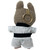 Karate Outfit with Black Belt for 17.5 cm Collectible Monster Dolls – White Martial Arts Uniform