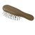 Wooden Doll Hair Brush with Soft Wire Bristles