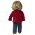  Red Cardigan Coat Sweater & Jeans Set for 18 Inch Dolls | American Girl Outfit