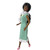 Pink Tulip A-Line Dress with Pink Heels for 11.5 Inch Fashion Dolls