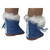 Blue Faux Leather Fur Trim Boots for 18 Inch Dolls