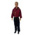 Airplane Print Shirt, Black Pants & Shoes Outfit for 12 Inch Boy Dolls Like Ken & GI Joe