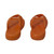 Orange Flip Flops for 12 Inch Male Fashion Dolls