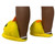 Plush Chick Slippers for 18 Inch Girl Dolls