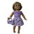 Lavender Floral Sundress with Purse for 18 Inch Girl Dolls – Minor Flaw Sale