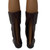 Tall Black Winter Boots for 12-Inch Male Dolls