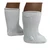 White Stretch Knit Socks for 18 Inch Girl Dolls and Many Baby Dolls