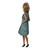 Sleeveless Patchwork Summer Dress with Matching Purse for 15 Inch Baby Dolls