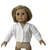 White Knit Cardigan Sweater for 18 Inch Dolls