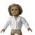 White Knit Cardigan Sweater for 18 Inch Dolls