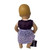 Purple Bathing Suit, Cover-Up & Beach Bag Set for 15 Inch Baby Dolls
