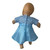 Minor Flaw Sale – Blue Faux Silk Party Dress for 14-15 Inch Baby Dolls | Fits Bitty Baby and Similar Dolls  