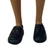 Black Business Casual Shoes for 12 Inch Male Dolls