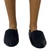 Black Slip-On Shoes for 12 Inch Male Dolls – Casual Doll Shoes