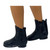 Black Short Boots for 12-Inch Male Dolls