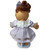 Sweet Purple Seersucker Dress & Hair Bow for Preemie and Newborn Cabbage Patch Kid Dolls