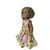 Bunny Print Sundress for 18 Inch Girl Dolls with Pink Gingham Trim & Pockets