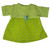 Lime Green Floral Short Dress for 18 Inch Girl Dolls