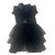Black Frilly Halloween Dress for 18 Inch Girl Dolls