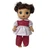 Red and White 2-Piece Dress and Pants Outfit for 14 Inch Baby Dolls