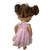 Fancy Pink & Gold Dress for 12 Inch Baby Alive and Little Baby Dolls