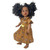 Brown Colonial Floral Dress for 18 Inch Girl Dolls